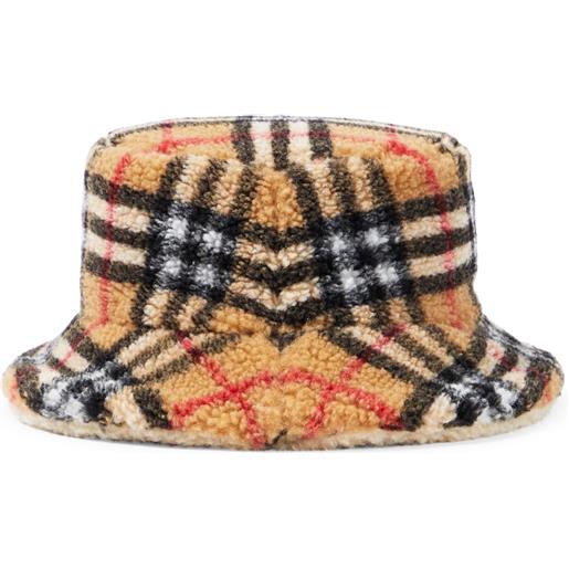 Burberry Kids cappello da pescatore burberry check
