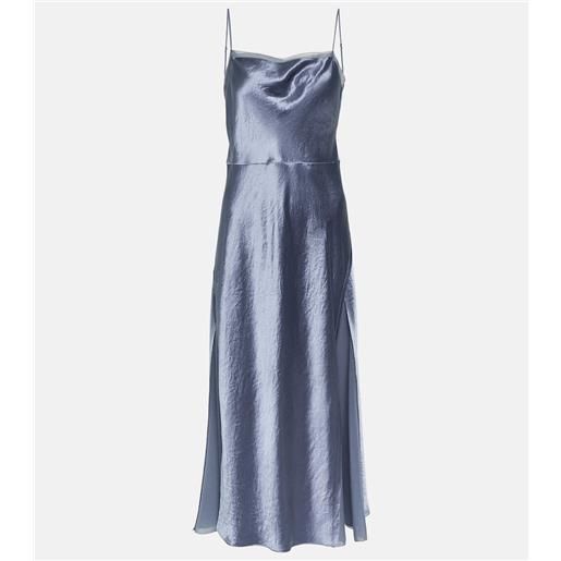 Vince abito sottoveste in raso e organza