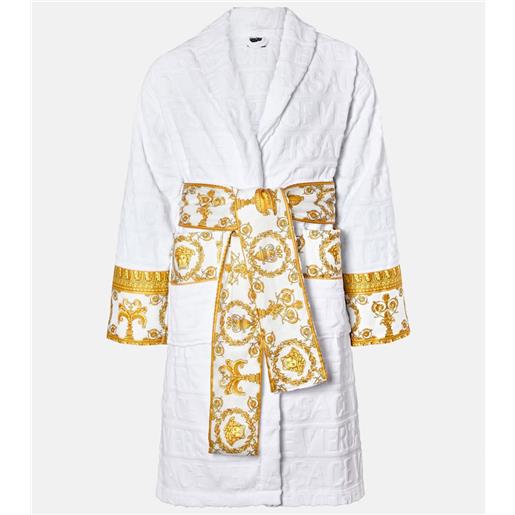 Versace Home accappatoio in cotone con stampa