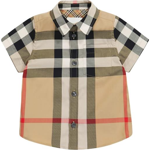 Burberry Kids baby - camicia a quadri in cotone