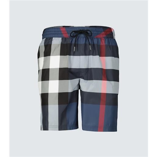 Burberry costume da bagno large check