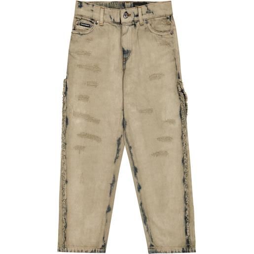 Dolce&Gabbana Kids jeans regular distressed