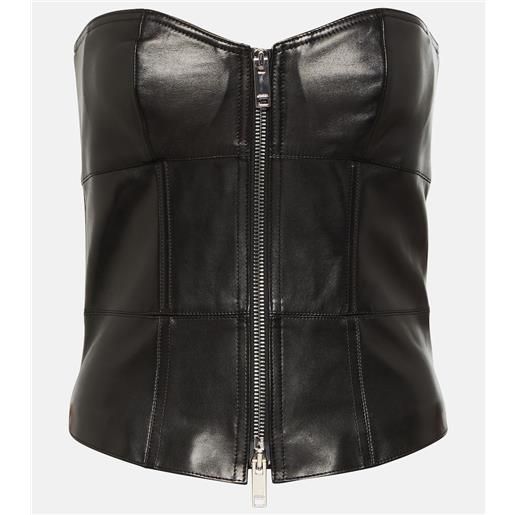 Isabel Marant bustier etna in pelle