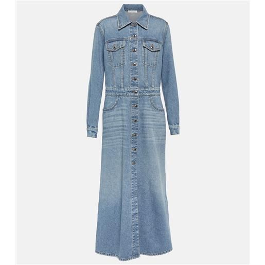 Chloe chloé maxi abito di jeans