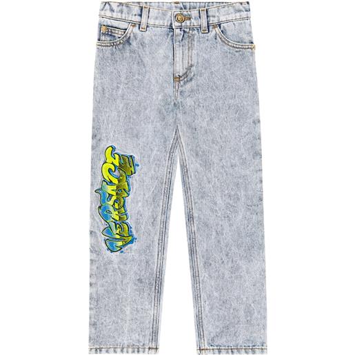 Versace Kids jeans regular con logo