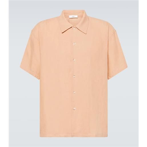 Commas camicia oversize in lino