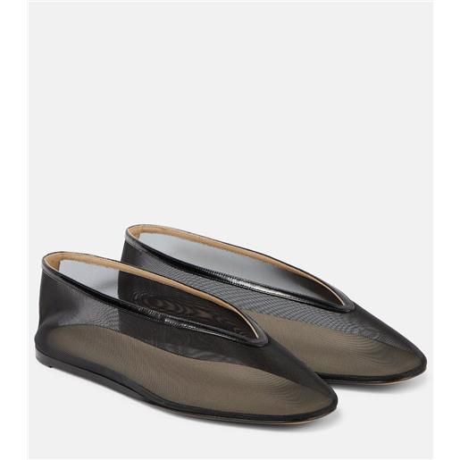 Le Monde Beryl le monde bã©ryl slippers luna in mesh con pelle