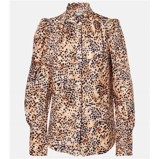 Isabel Marant blusa lamia con stampa