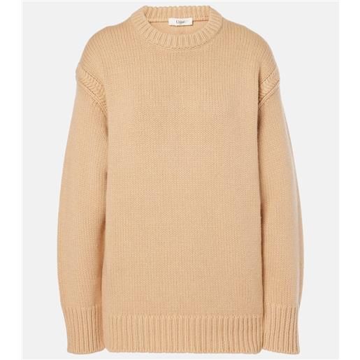 Chloe chloã© pullover in cashmere e cotone