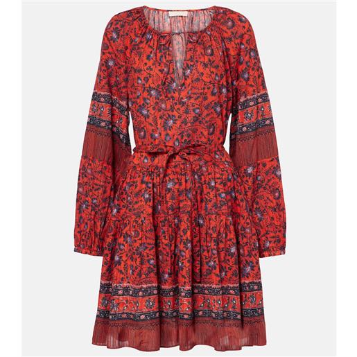 Ulla Johnson abito corto abri in misto cotone