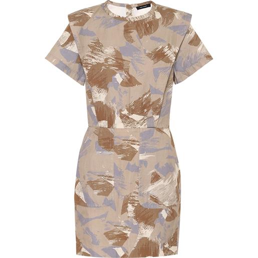 Isabel Marant miniabito ilesa in cotone e lino