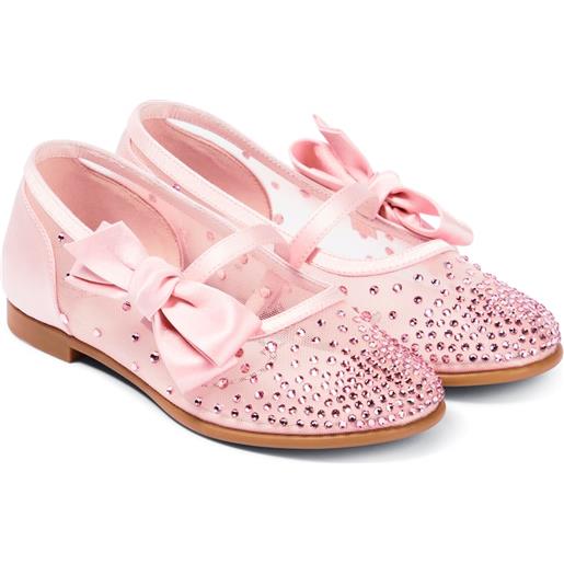 Christian Louboutin Kids ballerine melodie strass