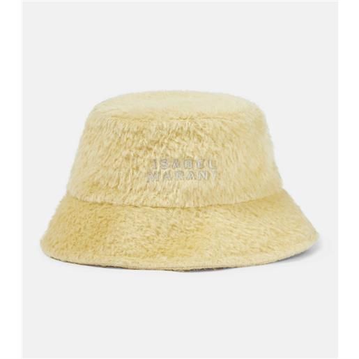 Isabel Marant cappello da pescatore denji in lana con ricamo