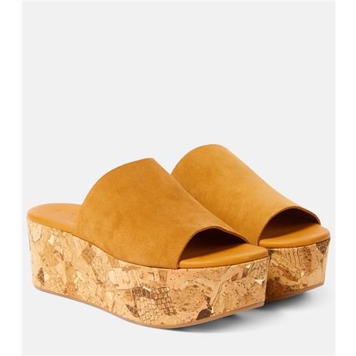 See By Chloe see by chloã© sandali liana 70 in suede con platform