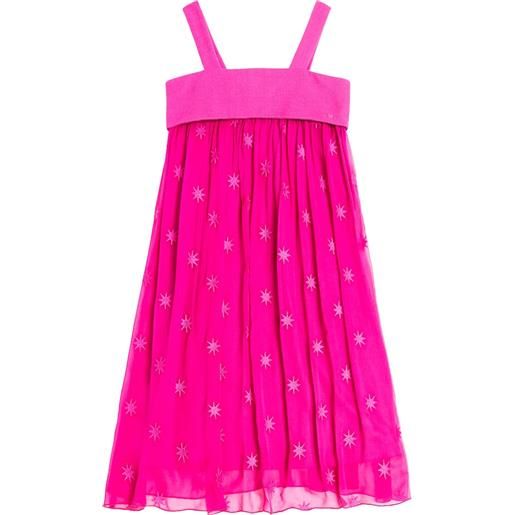 Chloe Kids chloã© kids abito in seta con ricamo