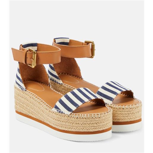 See By Chloe see by chloã© espadrillas glyn a righe con platform