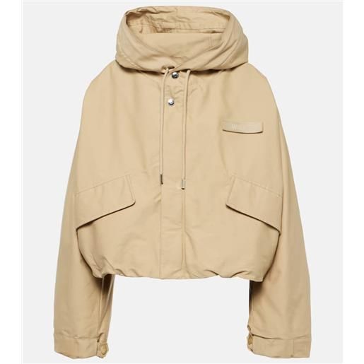 Jacquemus parka cropped courte caraco