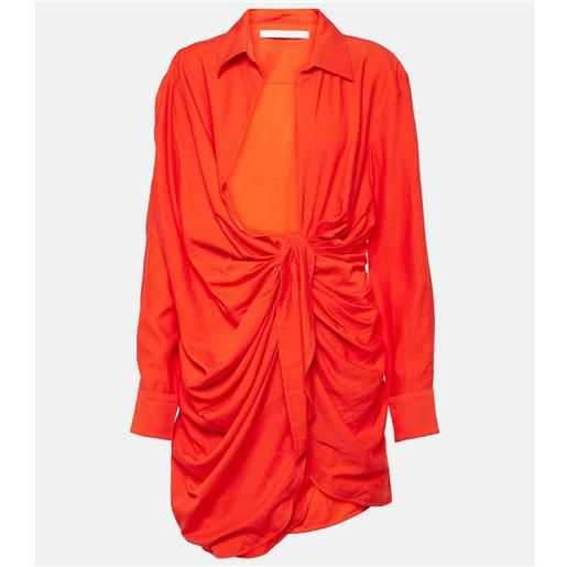 Jacquemus abito chemisier bahia con ruches
