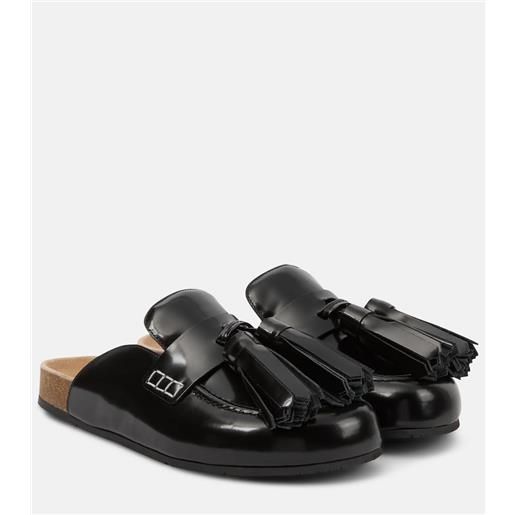 JW Anderson slippers in pelle