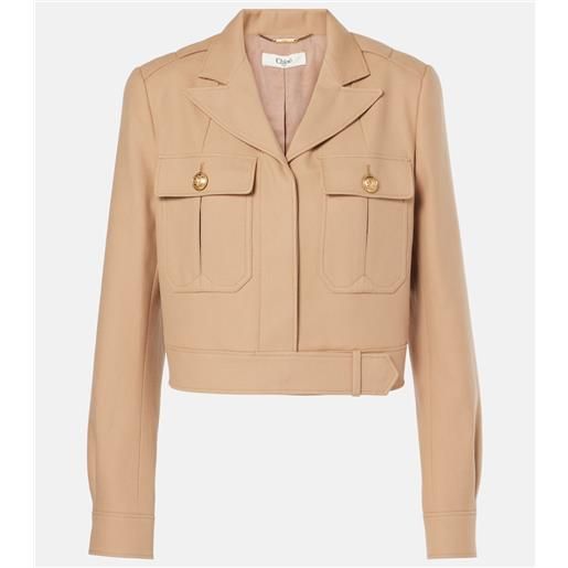 Chloe chloã© giacca cropped in cotone