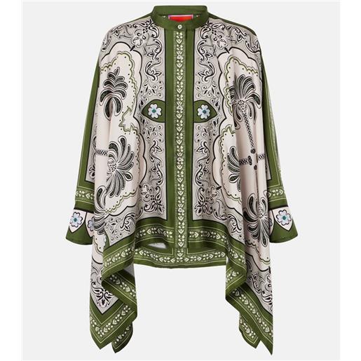 La DoubleJ camicia foulard in twill di seta