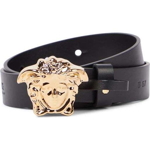 Versace Kids cintura medusa in pelle