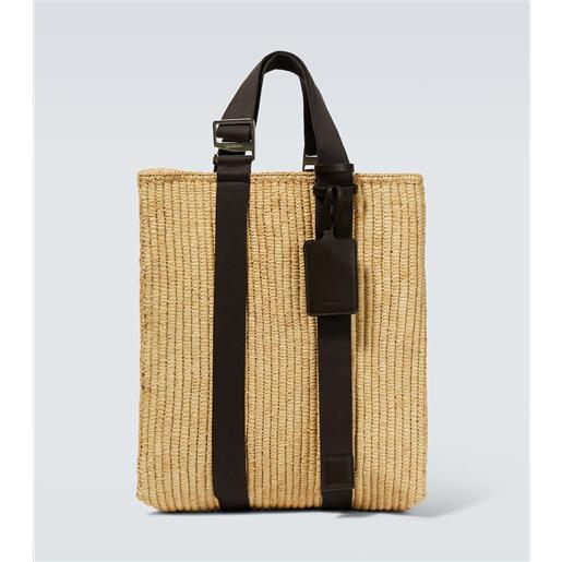 Jacquemus borsa le tote panier in rafia