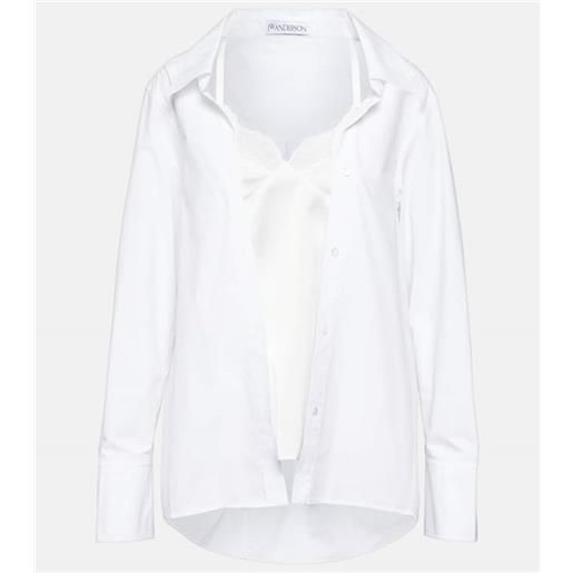 JW Anderson camicia in cotone con camisole
