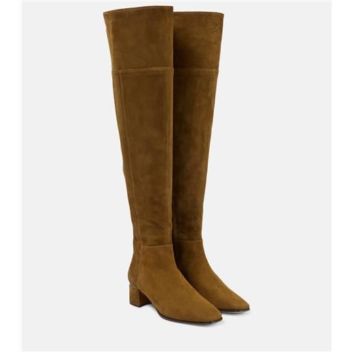 Jimmy Choo stivali cuissardes loren 45 in suede