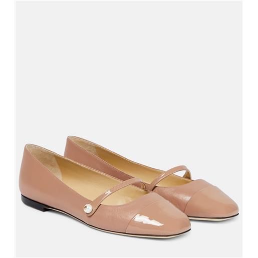 Jimmy Choo ballerine elisa in pelle e vernice