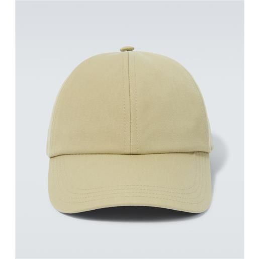 Burberry cappello da baseball in misto cotone