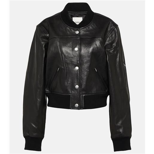 Isabel Marant bomber adriel in pelle