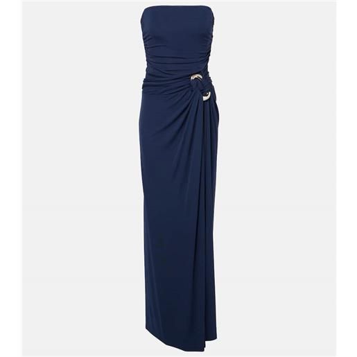 Simkhai abito lungo emma con ruches