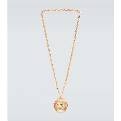Versace collana medusa biggie placcata oro