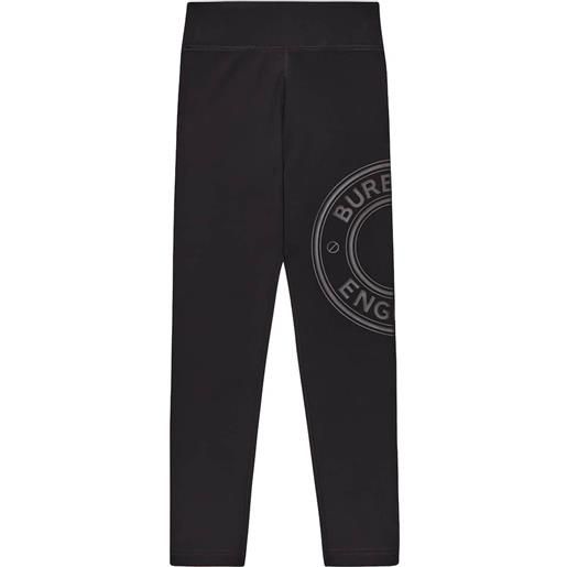Burberry Kids leggings con logo