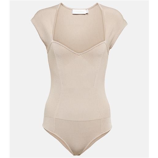 Simkhai body barbara in maglia a coste