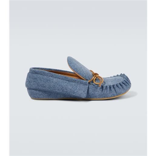 JW Anderson mocassini in denim