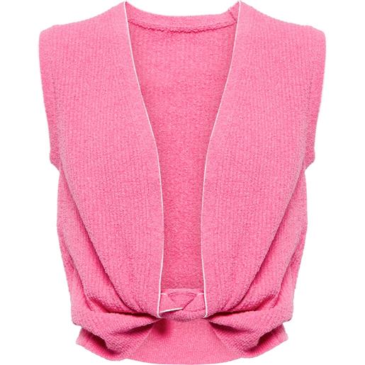 Jacquemus gilet nouã© in misto cotone