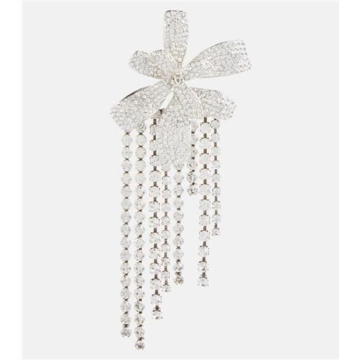 Isabel Marant orecchino a clip con cristalli