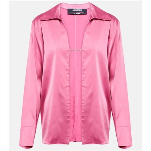 Jacquemus camicia la chemise notte in raso