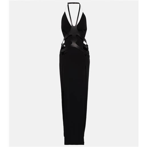 Dion Lee abito lungo con scollo all'americana