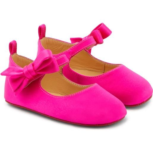 Christian Louboutin Kids baby - ballerine lou babe in raso