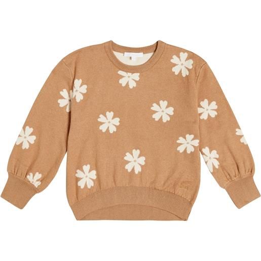 Chloe Kids chloã© kids pullover in cotone e lana