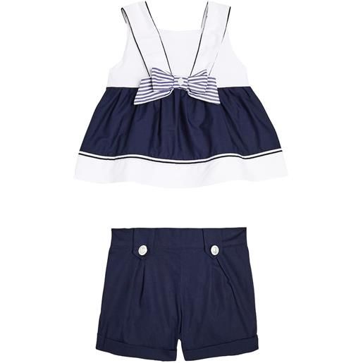 Patachou baby - top e shorts in cotone