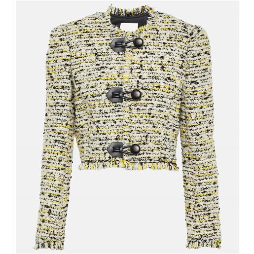 Isabel Marant giacca cropped gradilia in misto lana