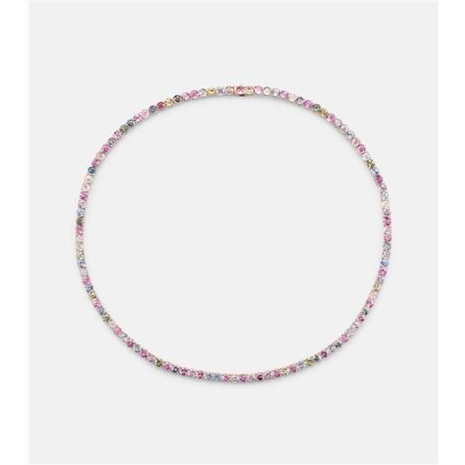 Bucherer Fine Jewellery collana in oro 18kt con zaffiri