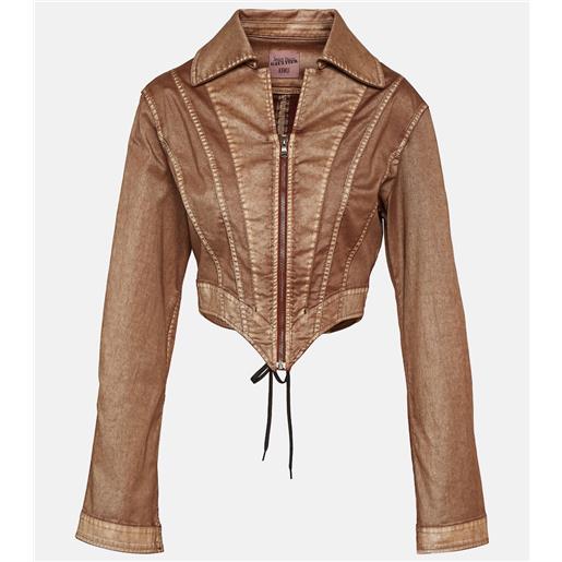 Jean Paul Gaultier x knwls - giacca di jeans cropped