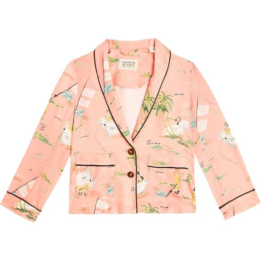 Scotch & Soda Kids blazer con stampa
