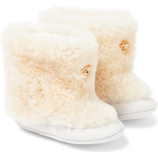 Versace Kids stivali doposcã¬ la medusa in shearling