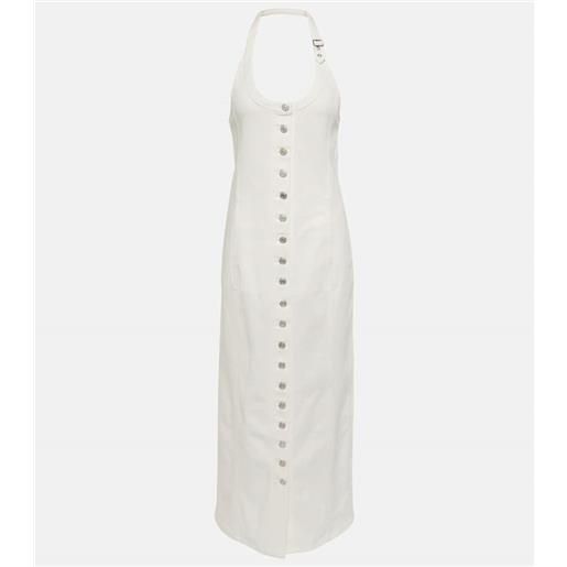 Courreges courrã¨ges abito midi di jeans multiflex